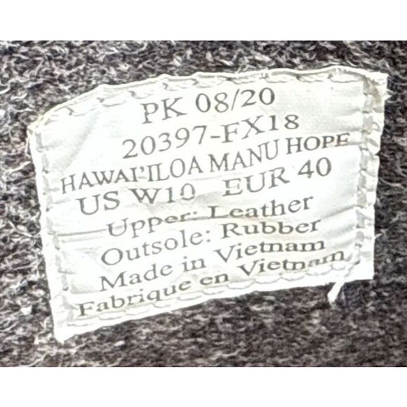 OLUKAI Womens Leather Hawai‘iloa Manu Hope Pull-On Ankle Boots Size 10 Nubuck - Picture 4 of 16